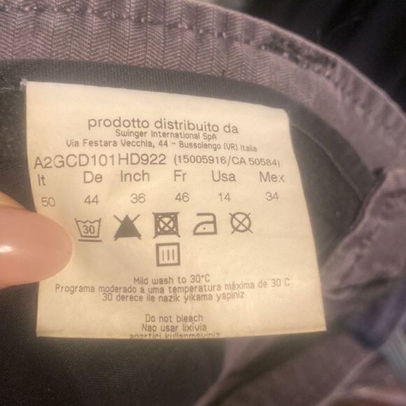 EUC Gianni Versace Jeans Pin Striped Faded Soft Black Gray Denim Jeans - Picture 12 of 17